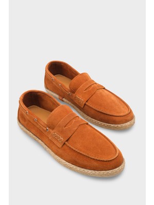 Capone Outfitters Aube Hakiki Deri Süet Içi Hakiki Deri Astarlı Erkek Loafer Ayakkabı