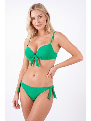 Loya Yeşil Süper Push Up Tek Üst Bikini
