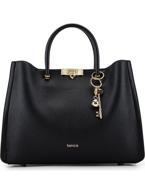 Tamer Tanca Kadın Suni Deri Siyah Kol Çantası 921 27207 Bn Cnt Y26 Sıyah