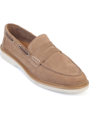 Capone Outfitters Danny Hakiki Deri Süet Içi Hakiki Deri Astarlı Erkek Loafer Ayakkabı