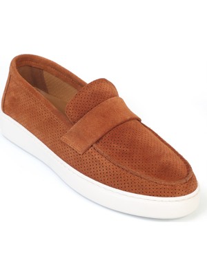 Capone Outfitters Dillon Hakiki Deri Süet İçi Hakiki Deri Astarlı Erkek Loafer Ayakkabı