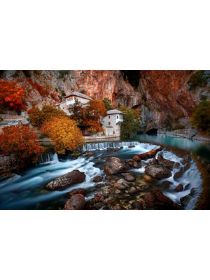 Aden Dijital Dekoratif Manzara Kanvas Tablo