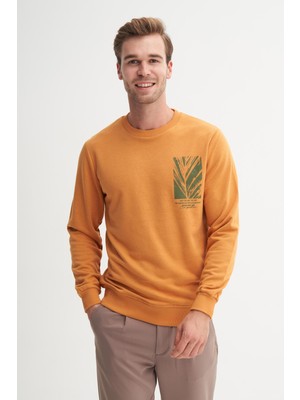Cazador 53805 Erkek Bisiklet Yaka Sweatshirt