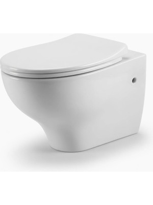 Ideal Standard - Stream Plus Rimless Asma Klozet + Yavaş Kapanan Kapak Outlet - Z273901TK-