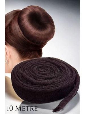 Meks Hsnet Saç Topuz Süngeri Kahve 10 Metre Forero Design - HEP-2946-3852