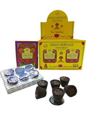 Sree Vani Sreevani Cups Bahçe Dış Mekan Tütsü Sandalwood Reçine Kapları