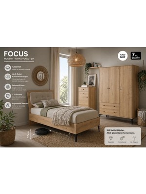 Venatto Focus Life Wood Genç Odası Takımı (%100MDF)