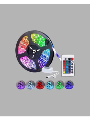 Meks Renkli Smart LED Şerit – Suya Dayanıklı Esnek Enerji Tasarruflu - HEP-1429-7686