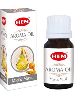 Hem Buhur Koku Yağıdır % 100 Bitkisel. Mystıc Musk Aroma Oil 10ML