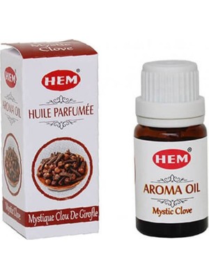 Hem Buhur Koku Yağıdır % 100 Bitkisel. Mystic Clove Oil 10 ml (Karanfil Yağı )
