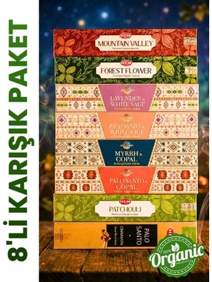 Hem Masala Organik Karbonsuz 8 Paket Karma Tütsü