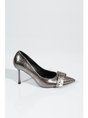 Dgn 8005  Tokalı Topuklu Ayakkabı