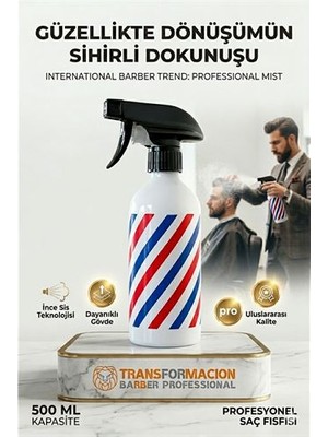 Meks Berber Kuaför Su Spreyi Şişesi Profesyonel Saç Fısfısı 500 ml 723018 - HEP-6398-9046