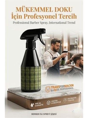 Meks Berber Kuaför Su Spreyi Şişesi Profesyonel Saç Fısfısı 300 ml 723019 - HEP-8608-8433