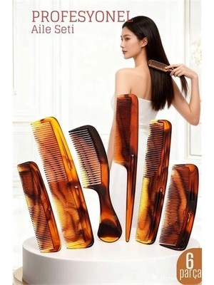 Calperia 6'lı Aile Paketi Tarak Seti Shumei Design 716894