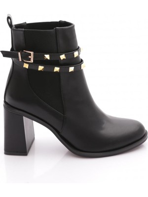 Dgn 30700 Kadin Bileği Kemerli Topuklu Bot