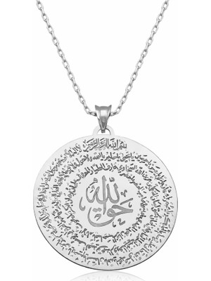 Elwes Gümüş El Hakkanî Mührü Kolye