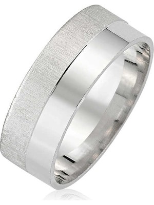 Hanno Telkari Gümüş Mat Parlak Alyans