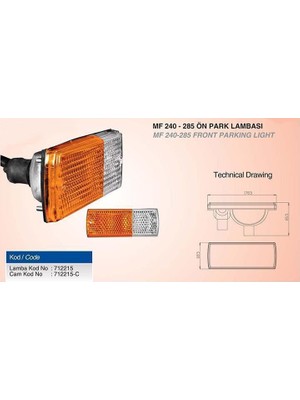 Universal Park Lamba Camı Mf 240-285