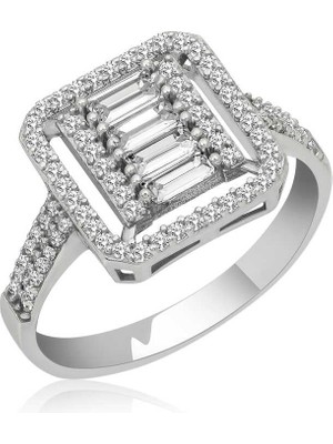 Hanno Telkari Gümüş Baget Kesim Kadın Yüzük