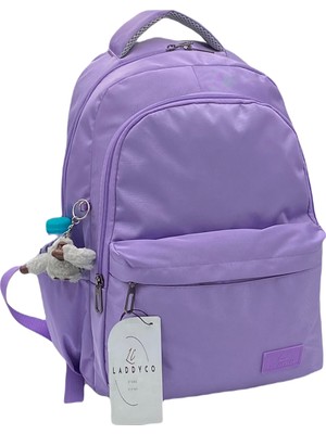 Bevitton Su Geçirmez Kumaş Okul Çantası Moden Siyah Unisex Sırt Çantası 2200