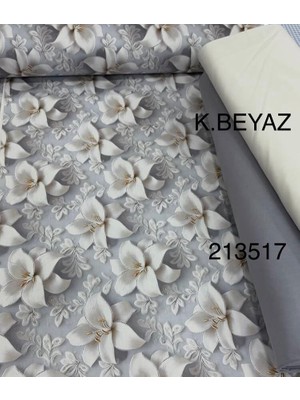Başcılar 240 cm En Dijital Baskı Nevresimlik Kumaş Seti (Desenli + Iki Kombin)