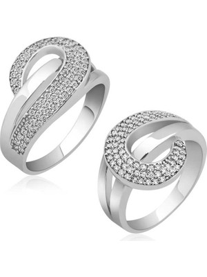 Hanno Telkari Gümüş Zirkon Taşlı Kadın Yüzük