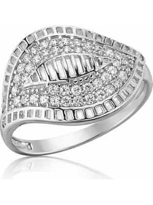 Hanno Telkari Gümüş Yaprak Bayan Yüzük