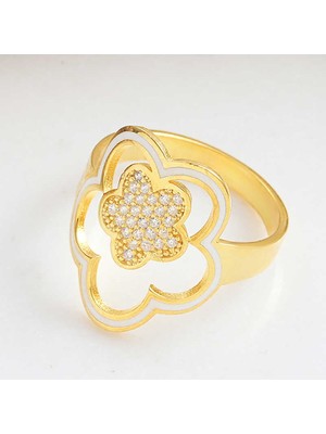 Hanno Telkari ​gümüş Gold Çiçek Desenli Kadın Yüzük
