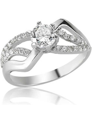 Hanno Telkari Gümüş Tek Taş Bayan Yüzük