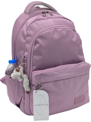 Bevitton Su Geçirmez Kumaş Okul Çantası Moden Siyah Unisex Sırt Çantası 2200