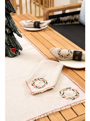 Koza Home Mas Bej 2 Li Peçete 40X40 2551