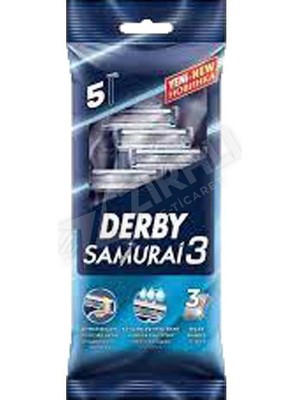 4 Adet Derby Üç Bıçaklı 5 Li Poşet