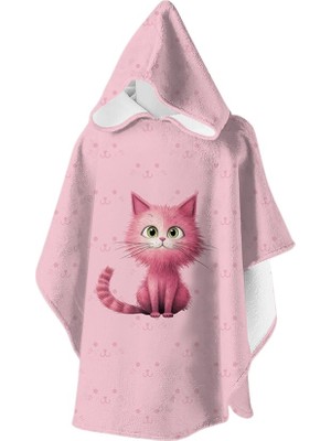 Slipstop Kiki Poncho Pembe Çocuk Panço