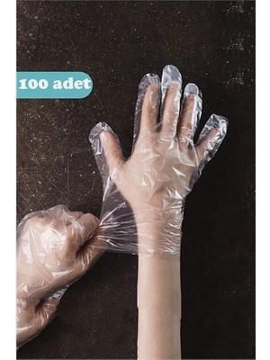 Twin Store Tek Kullanımlık Şeffaf Eldiven 100 Adet 717561