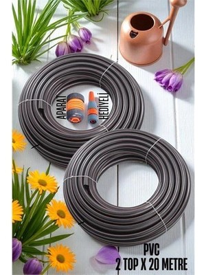 Twin Store 2 Top 20 Metre Bahçe Hortumu Sulama Aparatı Set 721899
