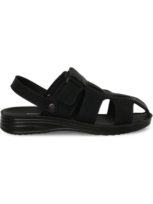 Polaris 410013.M Siyah Erkek Sandalet