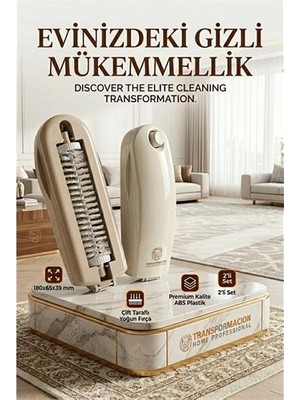 Twin Store Pratik El Gırgırı Seti | 2'li Kırıntı & Tüy Toplayıcı Mini Koltuk Süpürgesi 723091