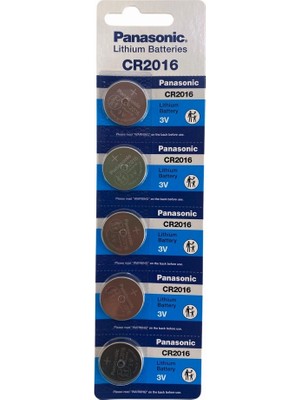 Twin Store CR2016 3V Lityum Düğme Pil 5’li Kartela 5 Adet