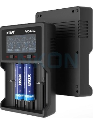 Twin Store Xtar VC4SL Dörtlü Li-Ion / Nı-Cd / Nı-Mh Pil Şarj