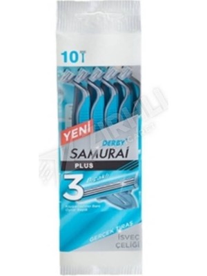 4 Adet Derby 3 Bıçak 10 Lu Poşet