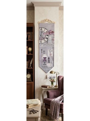 Believe BELİEVE BEYAZ DÜŞ JAKARLI DOKUMA  GOBLEN DEKORATİF AHŞAP ASKILI PÜSKÜLLÜ PANO TABLO 30*100