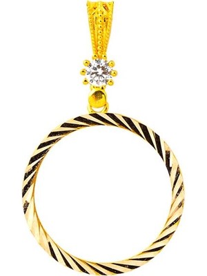 Bilezikci Çeyrek Altınlık 14 Ayar Kolye Ucu