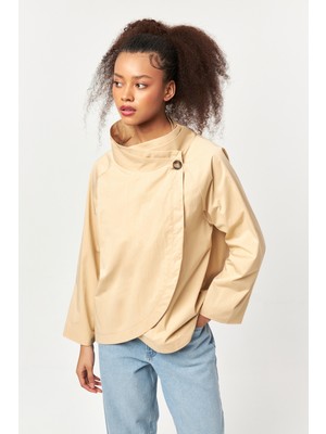 My Flamenco Asimetrik Kesim Hafif Kadın Ceket