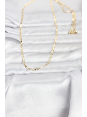 Hobibahçem cm 14K Gold Renk Zincir Model 60 cm Kadın Kolye