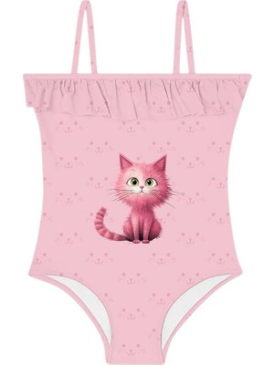 Slipstop Kiki Pembe Çocuk Mayo