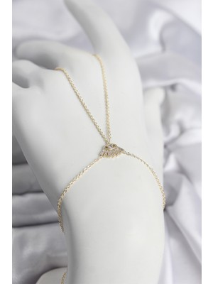 Twin Store Pirinç Gold Renk Göz Model Kadın Şahmeran - TJ-SN764