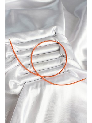 Hobibahçem Mıknatıslı Turuncu Renk Sarmal Kadın Bileklik