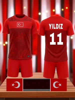 Bite Nose Türkiye Yıldız 11 Numara Çocuk 2026/28 Milli Takım Forma T-Shirt Özel Tasarım Yeni Sezon