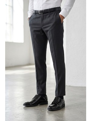 Solmaz Dimport 025 Rugan Siyah Hakiki Deri Erkek Ayakkabı